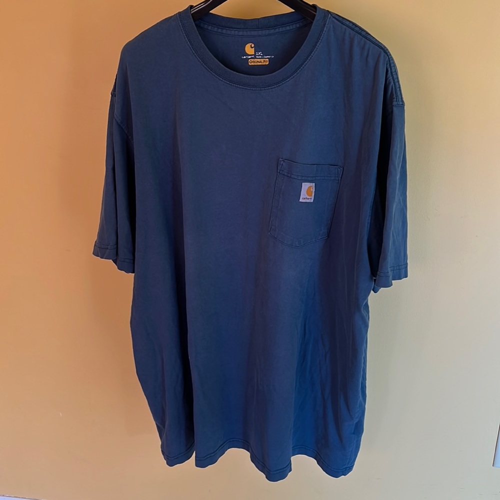 Carthartt blue tee shirt XXL